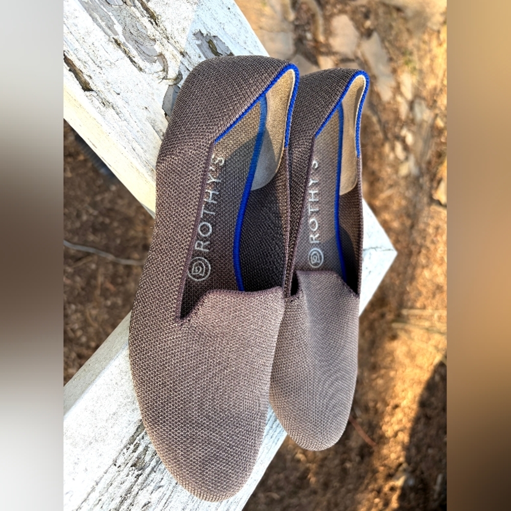 Rothys The Loafer Mocha Slip On 8.5